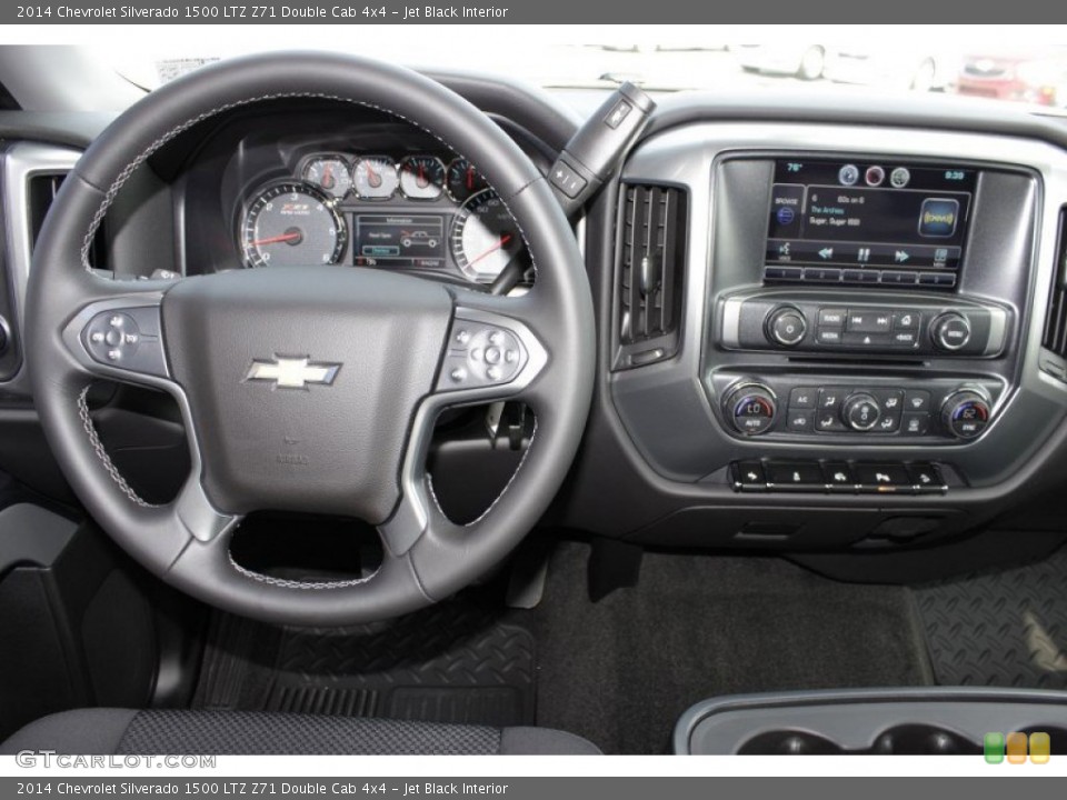 Jet Black Interior Dashboard for the 2014 Chevrolet Silverado 1500 LTZ Z71 Double Cab 4x4 #84844716