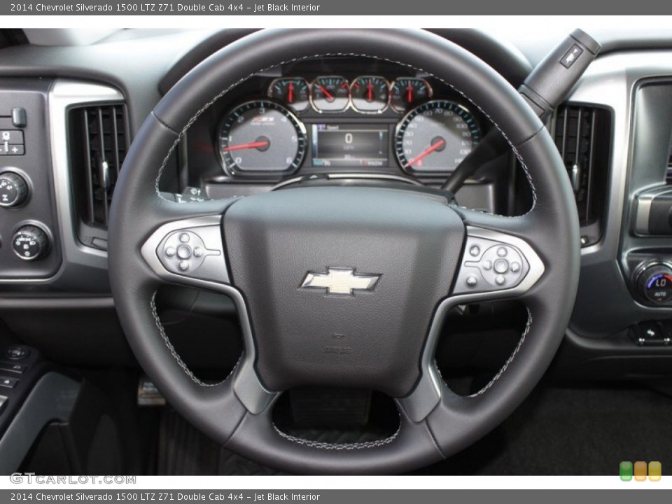 Jet Black Interior Steering Wheel for the 2014 Chevrolet Silverado 1500 LTZ Z71 Double Cab 4x4 #84845067