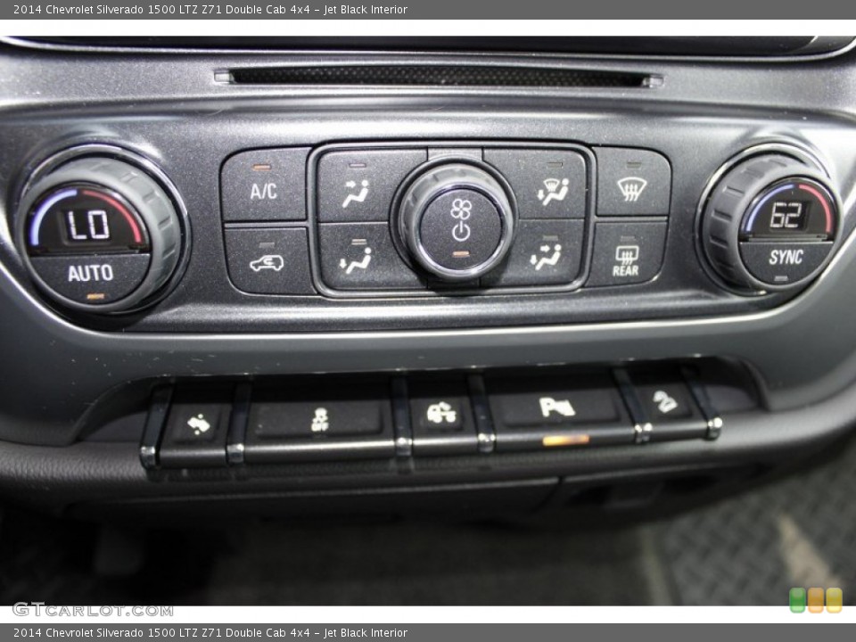 Jet Black Interior Controls for the 2014 Chevrolet Silverado 1500 LTZ Z71 Double Cab 4x4 #84845097