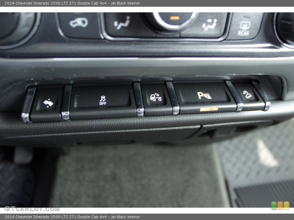 Jet Black Interior Controls for the 2014 Chevrolet Silverado 1500 LTZ Z71 Double Cab 4x4 #84845121