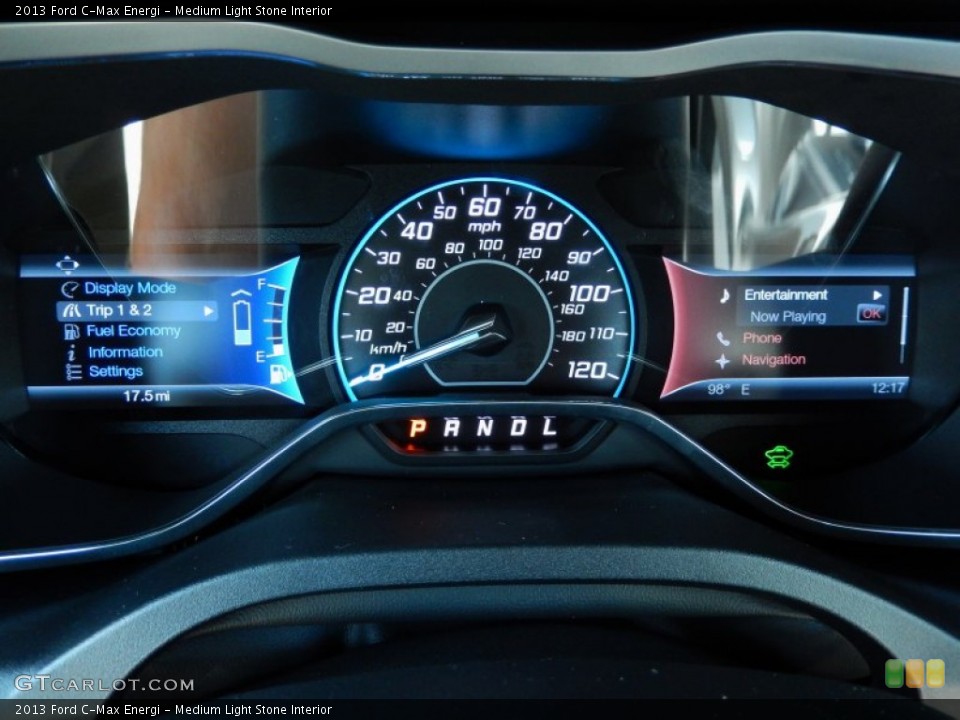 Medium Light Stone Interior Gauges for the 2013 Ford C-Max Energi #84846263