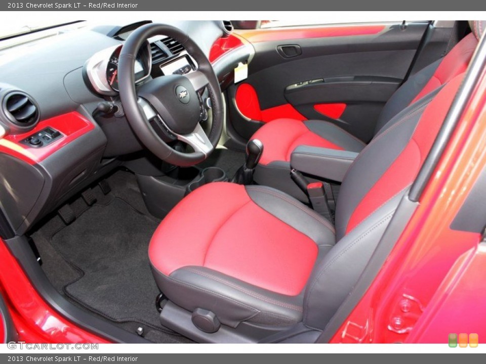 Red/Red Interior Photo for the 2013 Chevrolet Spark LT #84847245