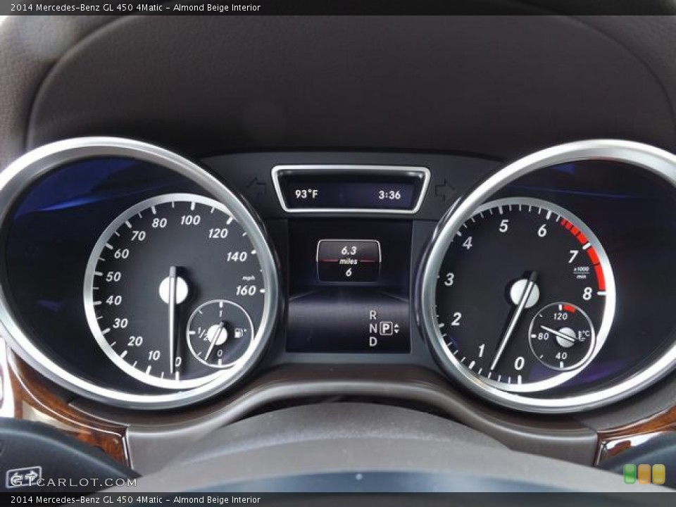 Almond Beige Interior Gauges for the 2014 Mercedes-Benz GL 450 4Matic #84847884