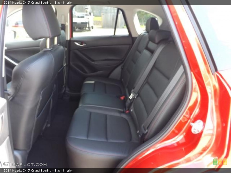 Black Interior Rear Seat for the 2014 Mazda CX-5 Grand Touring #84848712