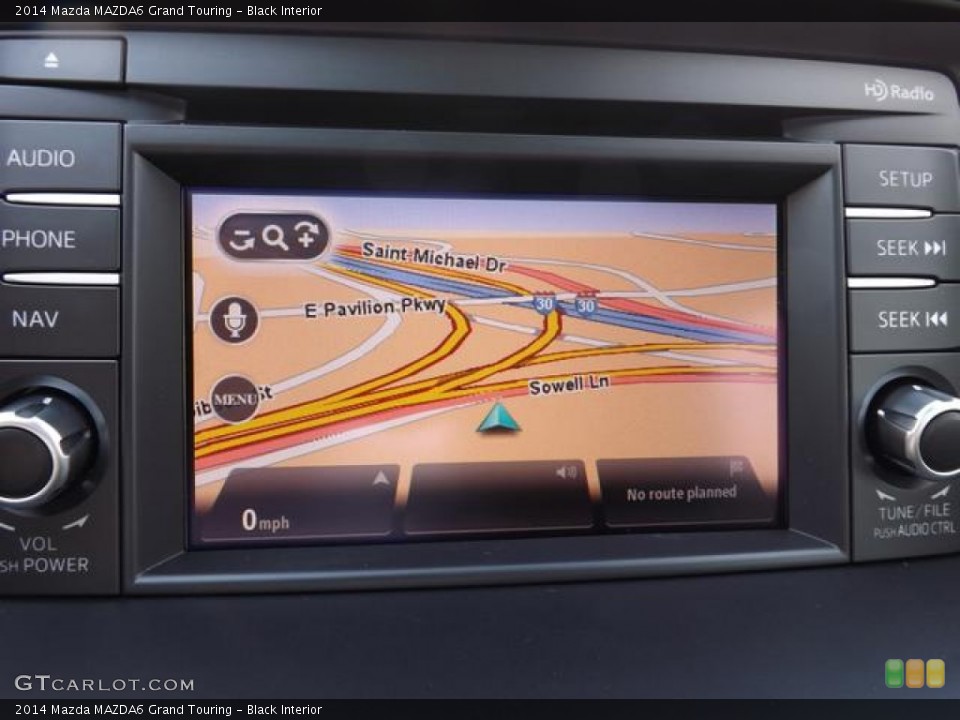 Black Interior Navigation for the 2014 Mazda MAZDA6 Grand Touring #84849213