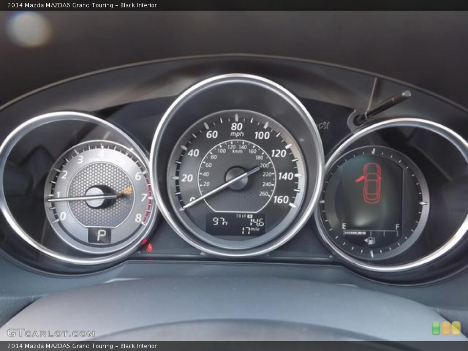 Black Interior Gauges for the 2014 Mazda MAZDA6 Grand Touring #84849258