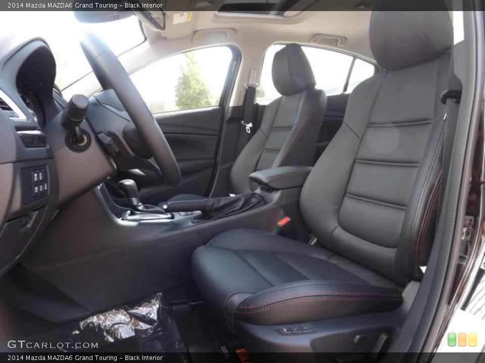Black Interior Front Seat for the 2014 Mazda MAZDA6 Grand Touring #84849321