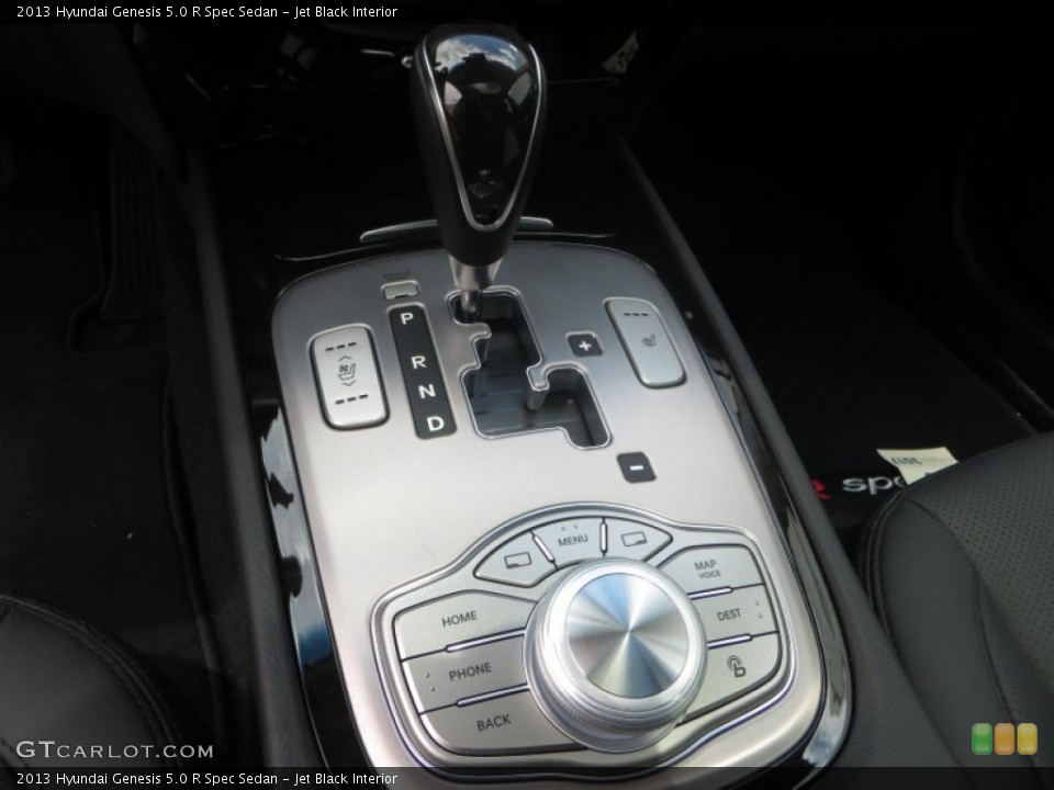 Jet Black Interior Controls for the 2013 Hyundai Genesis 5.0 R Spec Sedan #84850050