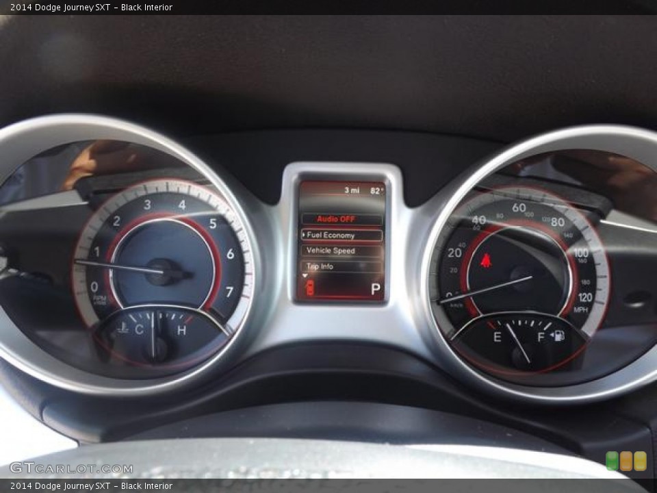 Black Interior Gauges for the 2014 Dodge Journey SXT #84852645