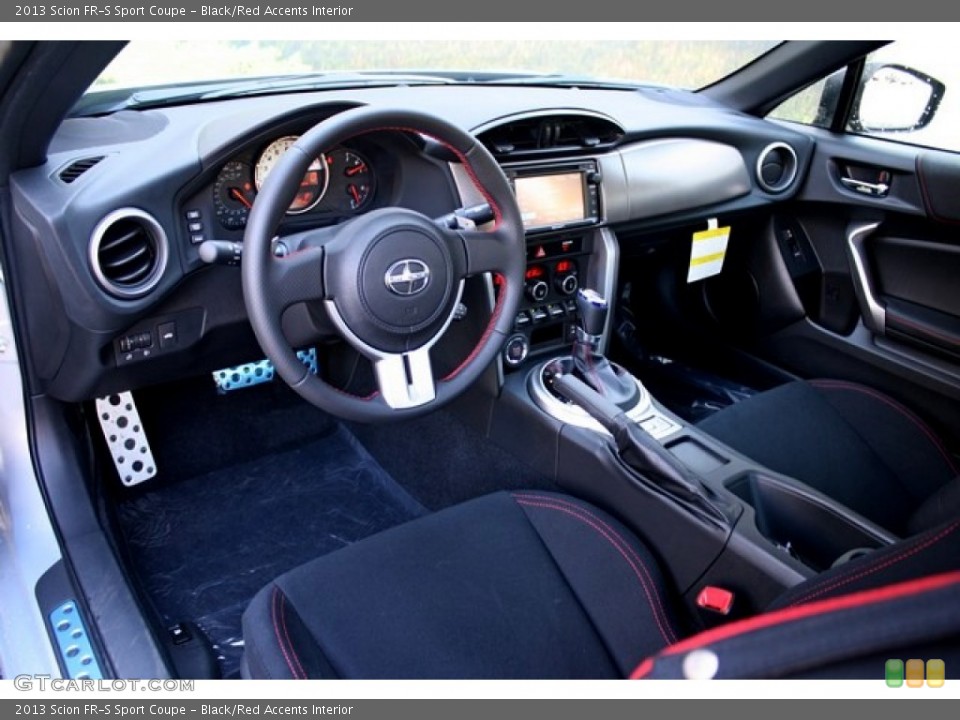 Black/Red Accents Interior Photo for the 2013 Scion FR-S Sport Coupe #84852837