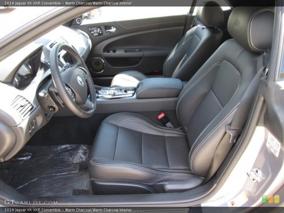 Warm Charcoal/Warm Charcoal Interior Front Seat for the 2014 Jaguar XK XKR Convertible #84854805