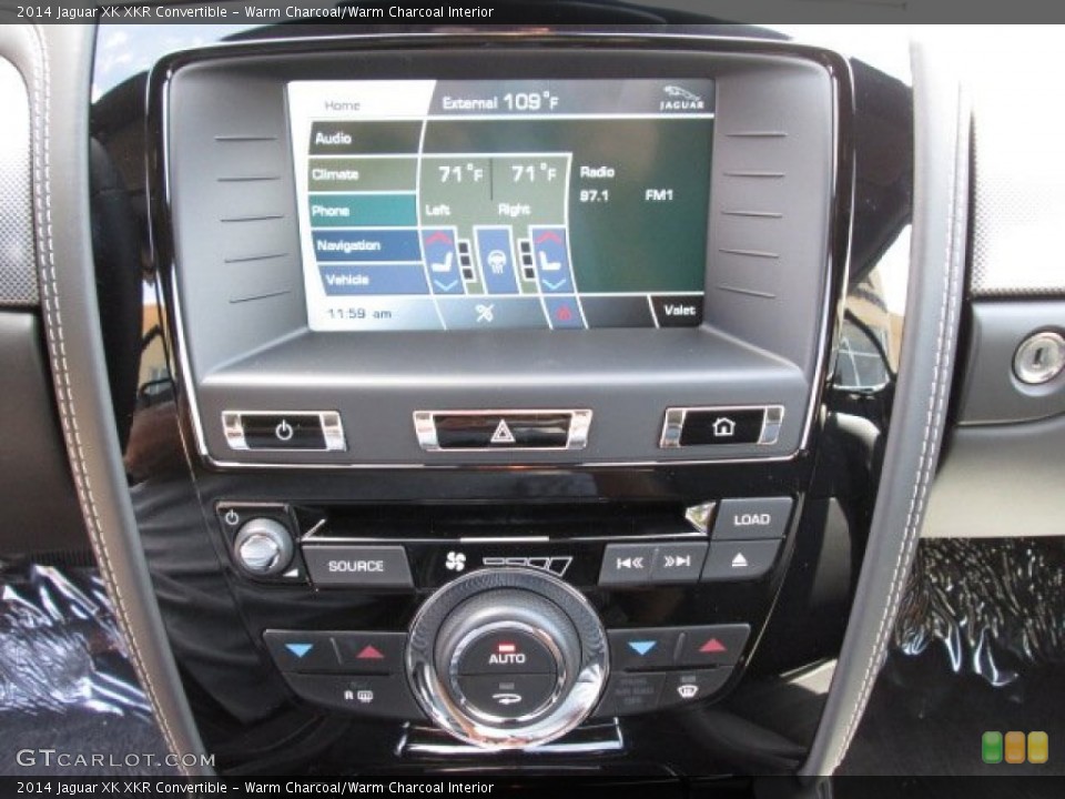 Warm Charcoal/Warm Charcoal Interior Controls for the 2014 Jaguar XK XKR Convertible #84854973