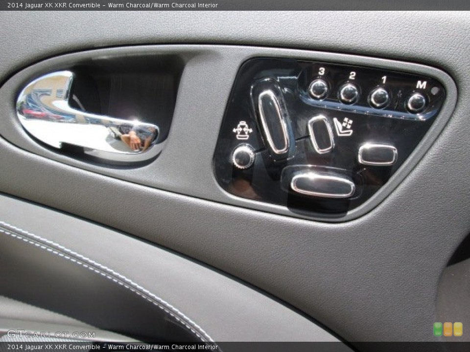 Warm Charcoal/Warm Charcoal Interior Controls for the 2014 Jaguar XK XKR Convertible #84854997
