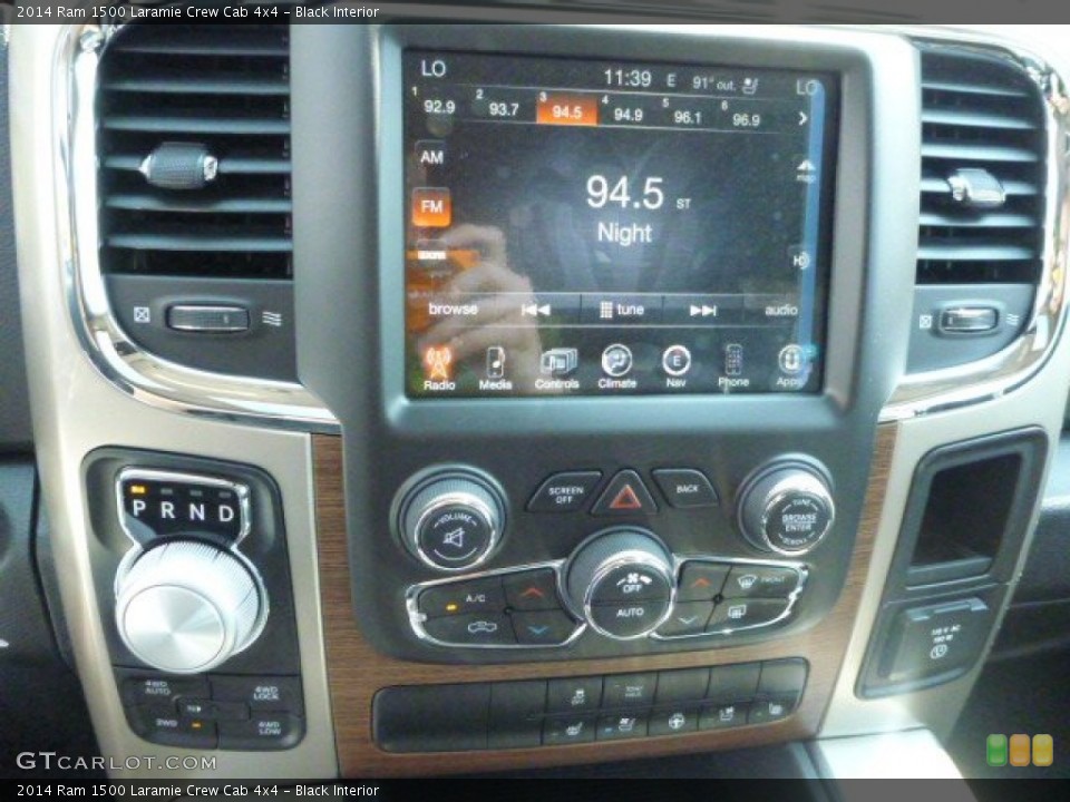 Black Interior Controls for the 2014 Ram 1500 Laramie Crew Cab 4x4 #84857373