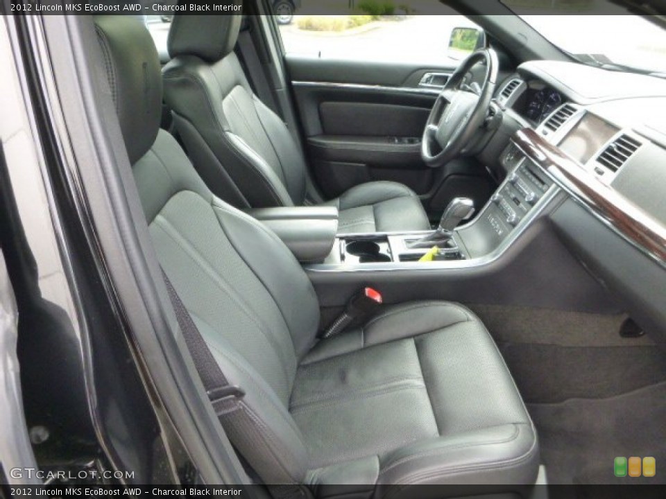 Charcoal Black Interior Front Seat for the 2012 Lincoln MKS EcoBoost AWD #84857502