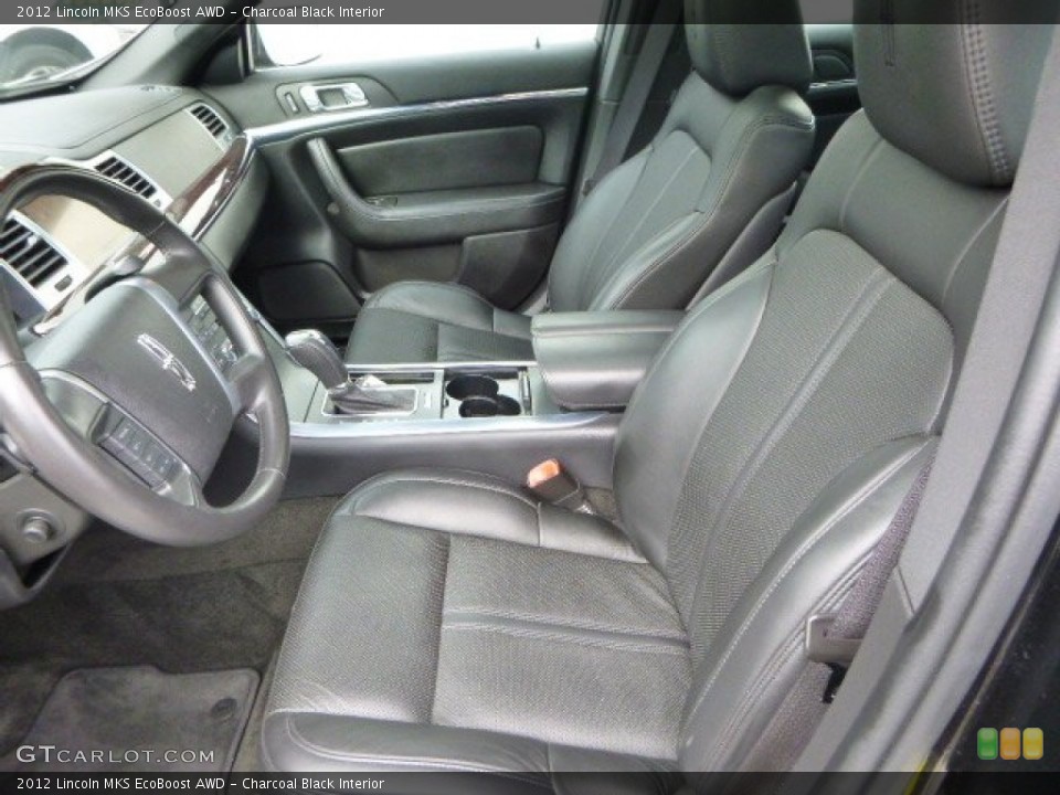Charcoal Black Interior Front Seat for the 2012 Lincoln MKS EcoBoost AWD #84857529