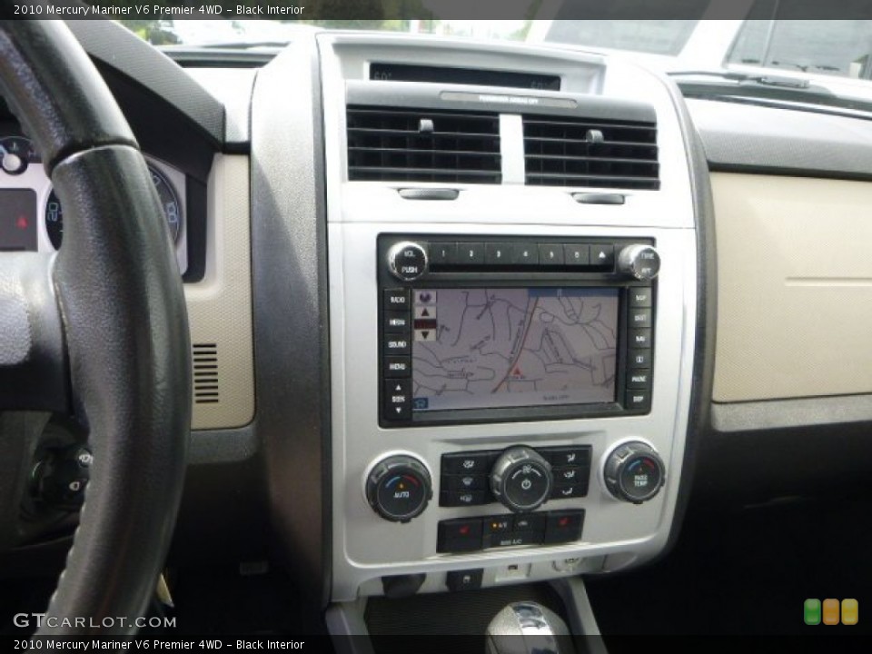 Black Interior Controls for the 2010 Mercury Mariner V6 Premier 4WD #84858342