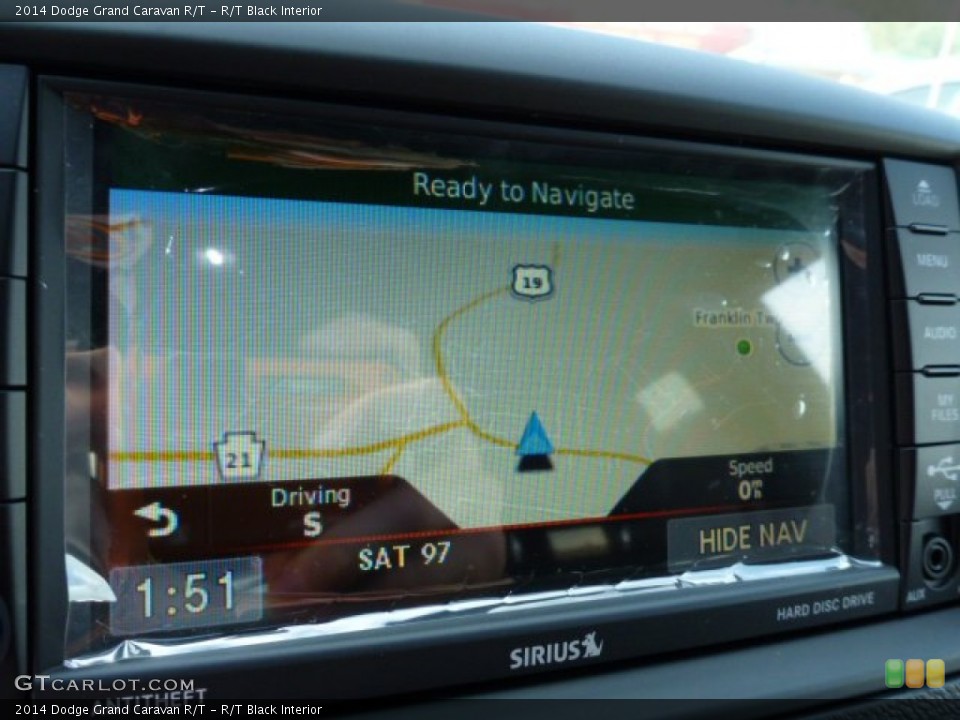 R/T Black Interior Navigation for the 2014 Dodge Grand Caravan R/T #84861926