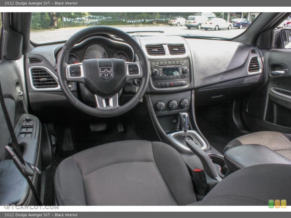 Black Interior Dashboard for the 2012 Dodge Avenger SXT #84862628
