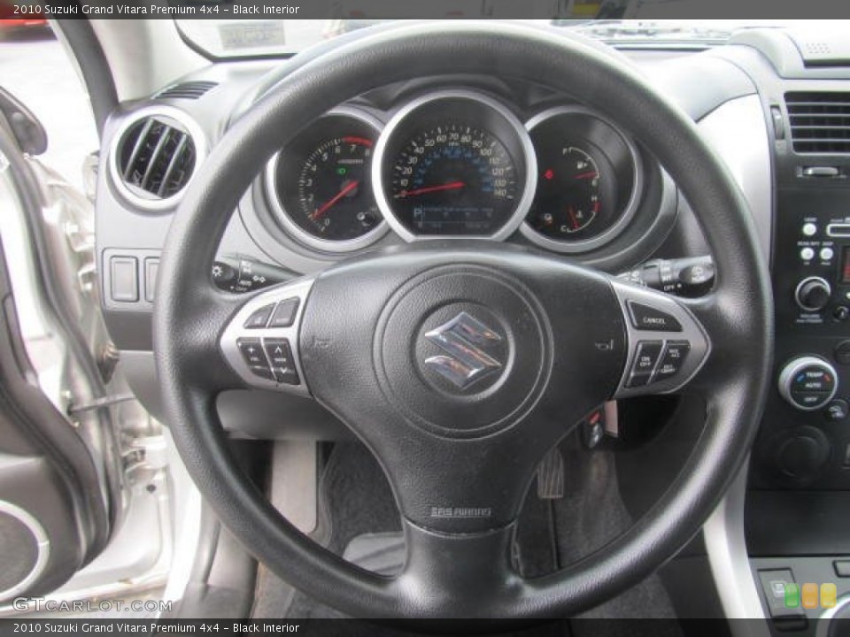 Black Interior Steering Wheel for the 2010 Suzuki Grand Vitara Premium 4x4 #84863030