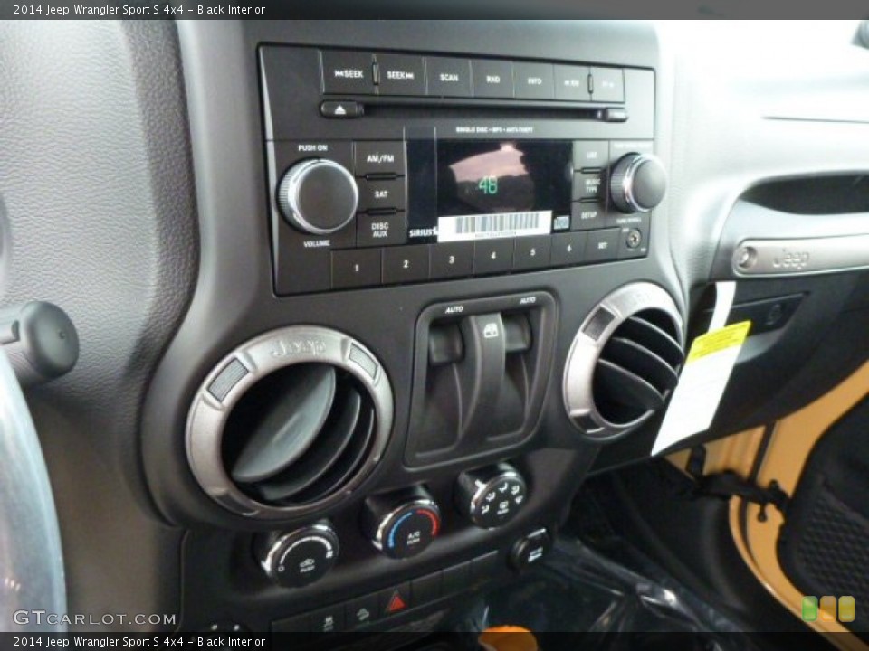 Black Interior Controls for the 2014 Jeep Wrangler Sport S 4x4 #84863798