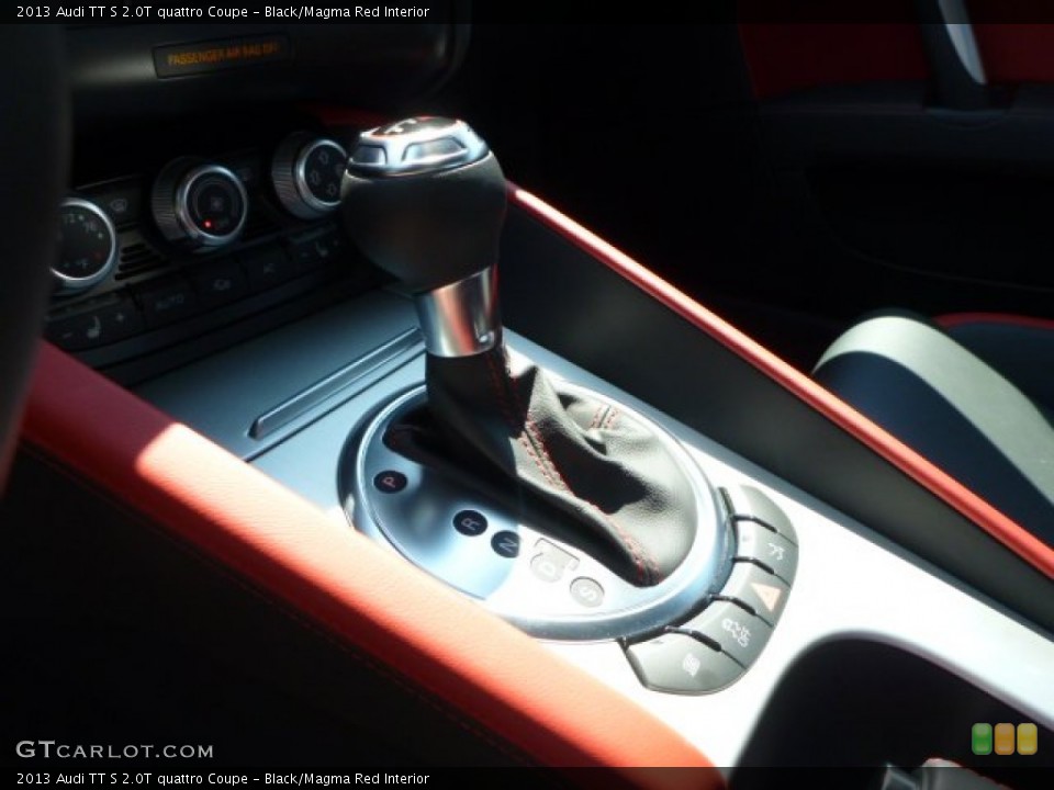 Black/Magma Red Interior Transmission for the 2013 Audi TT S 2.0T quattro Coupe #84863993
