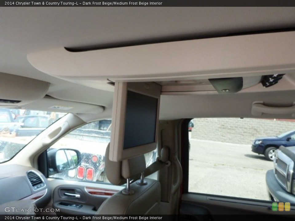 Dark Frost Beige/Medium Frost Beige Interior Entertainment System for the 2014 Chrysler Town & Country Touring-L #84865037