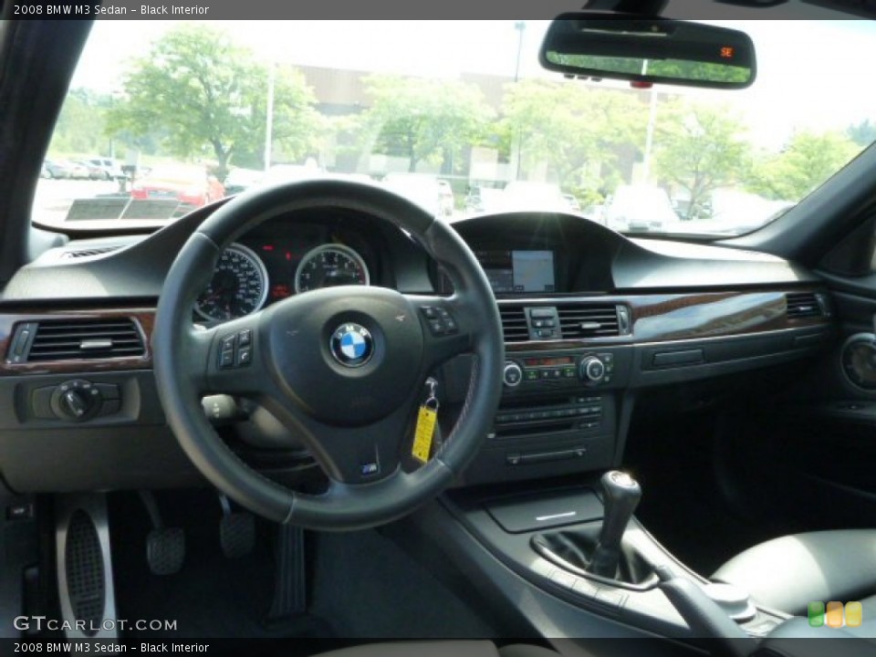 Black Interior Dashboard for the 2008 BMW M3 Sedan #84865163