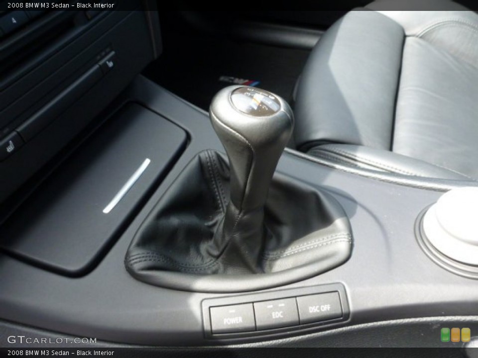 Black Interior Transmission for the 2008 BMW M3 Sedan #84865220