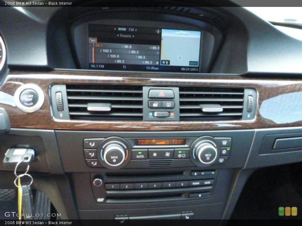 Black Interior Controls for the 2008 BMW M3 Sedan #84865307
