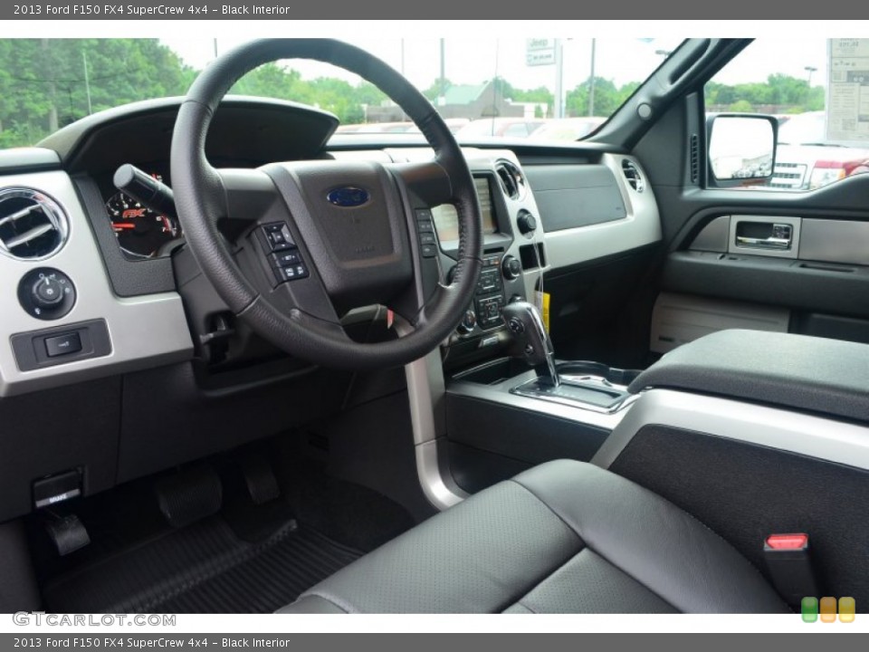 Black Interior Prime Interior for the 2013 Ford F150 FX4 SuperCrew 4x4 #84869905