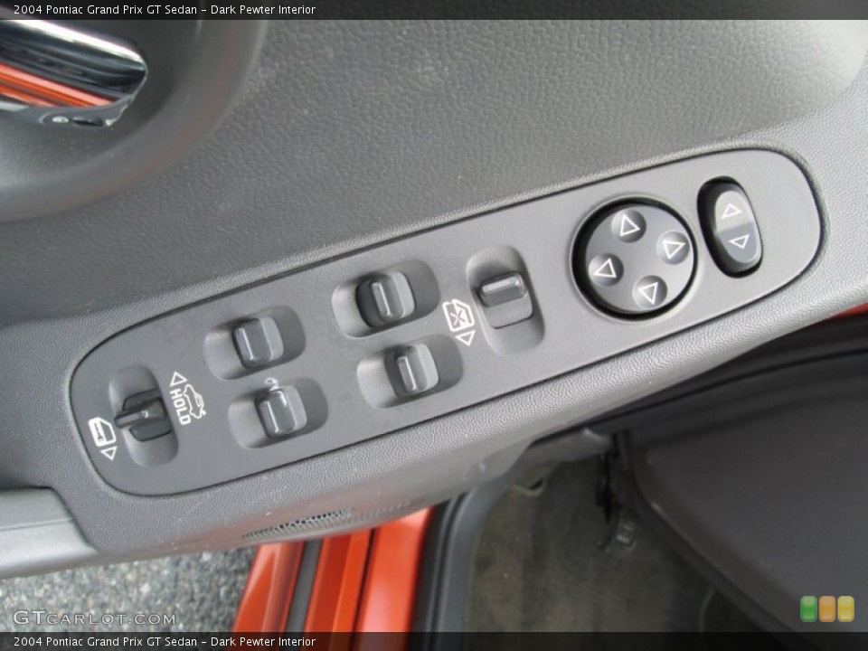 Dark Pewter Interior Controls for the 2004 Pontiac Grand Prix GT Sedan #84870121