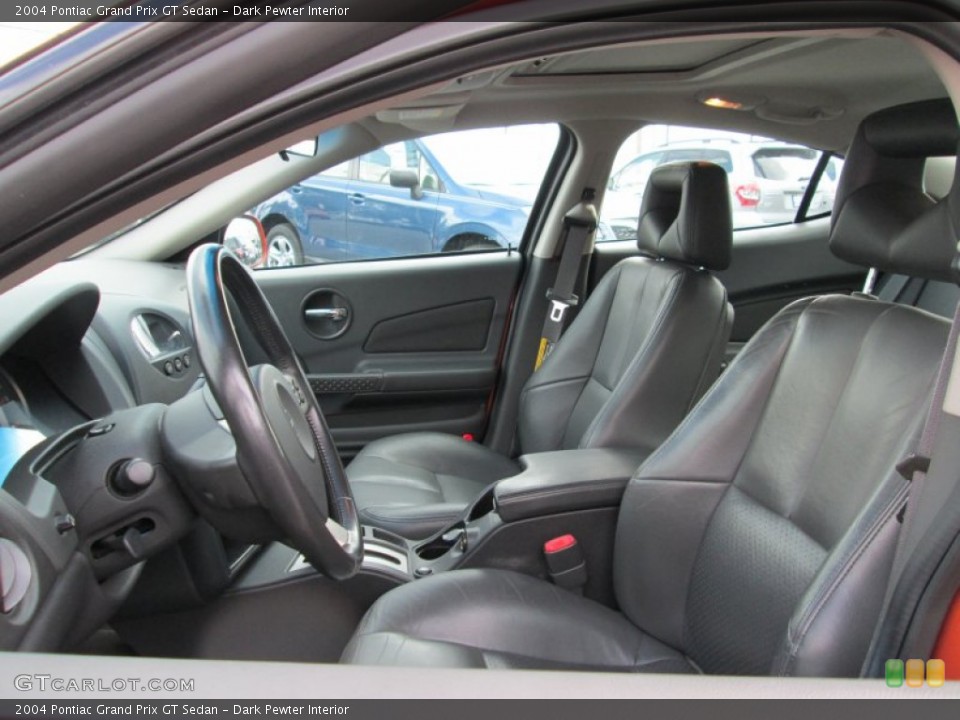 Dark Pewter Interior Front Seat for the 2004 Pontiac Grand Prix GT Sedan #84870143
