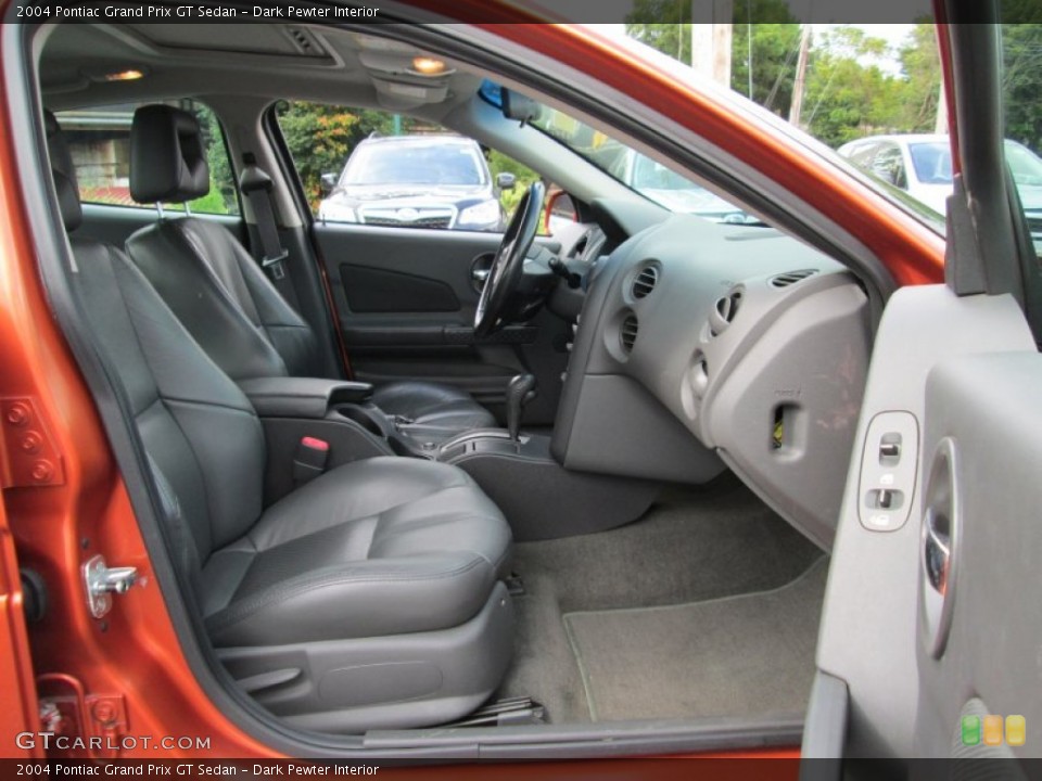 Dark Pewter Interior Front Seat for the 2004 Pontiac Grand Prix GT Sedan #84870191