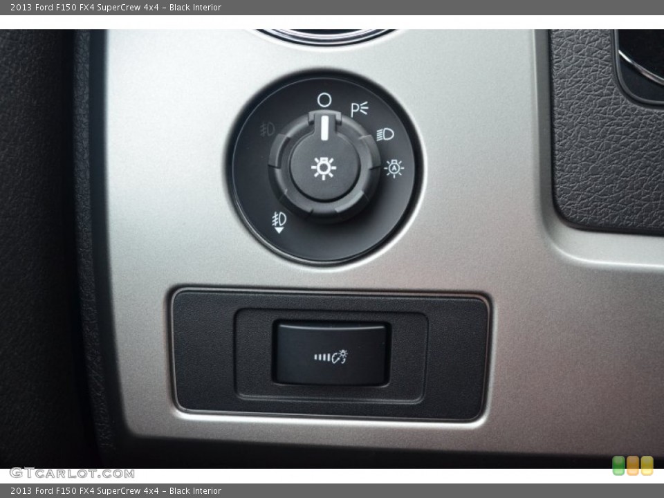 Black Interior Controls for the 2013 Ford F150 FX4 SuperCrew 4x4 #84870404