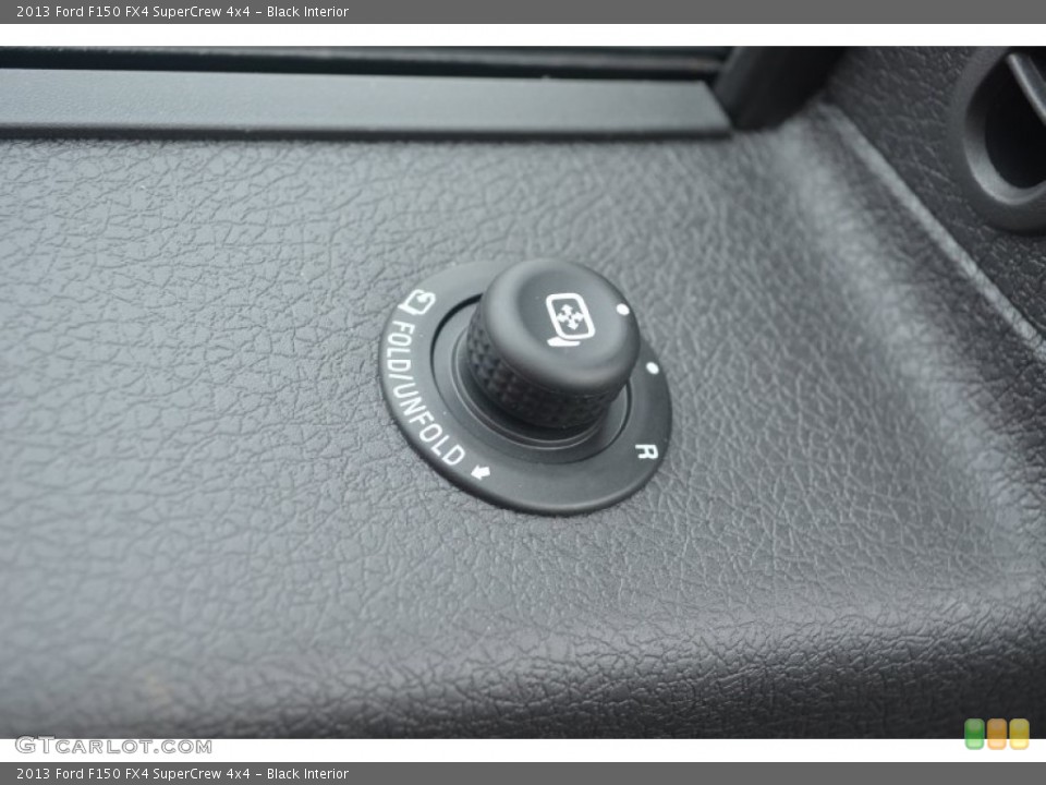 Black Interior Controls for the 2013 Ford F150 FX4 SuperCrew 4x4 #84870431