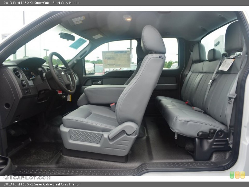 Steel Gray Interior Photo for the 2013 Ford F150 XL SuperCab #84870668