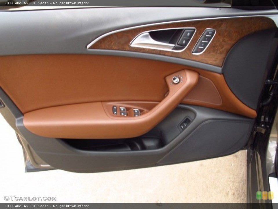 Nougat Brown Interior Door Panel for the 2014 Audi A6 2.0T Sedan #84870992