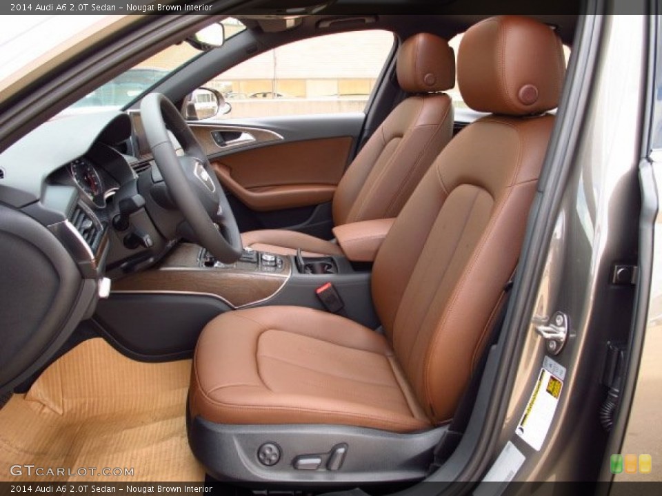 Nougat Brown Interior Photo for the 2014 Audi A6 2.0T Sedan #84871013