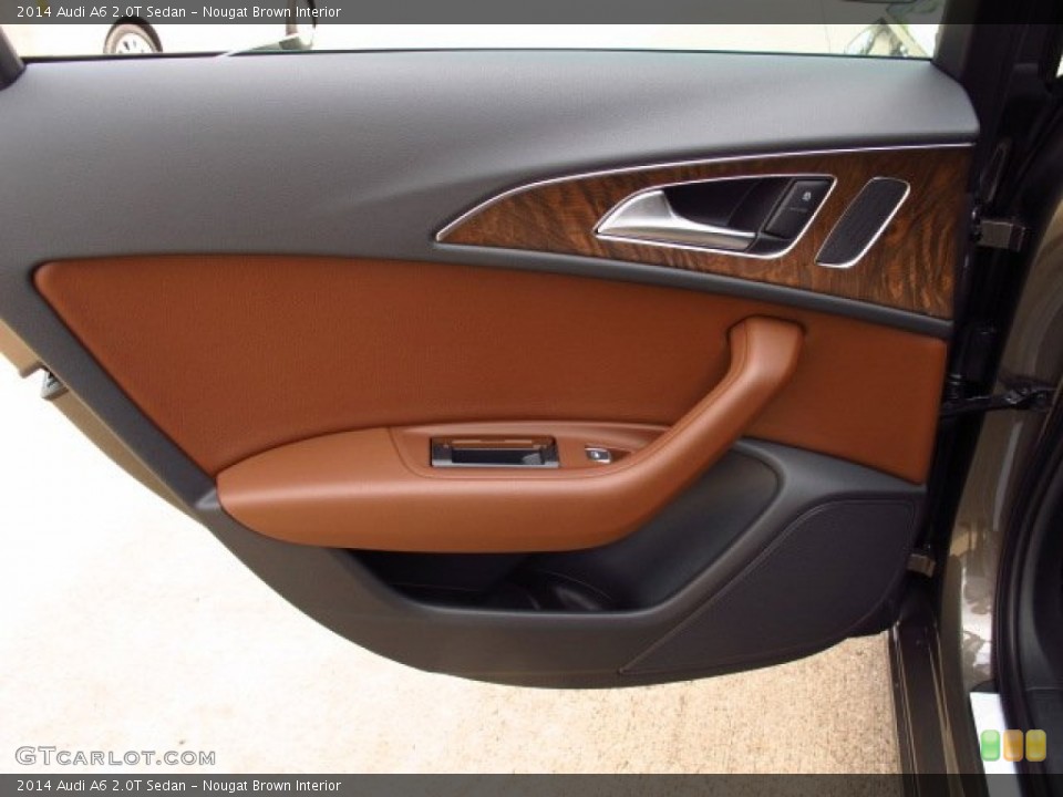 Nougat Brown Interior Door Panel for the 2014 Audi A6 2.0T Sedan #84871037