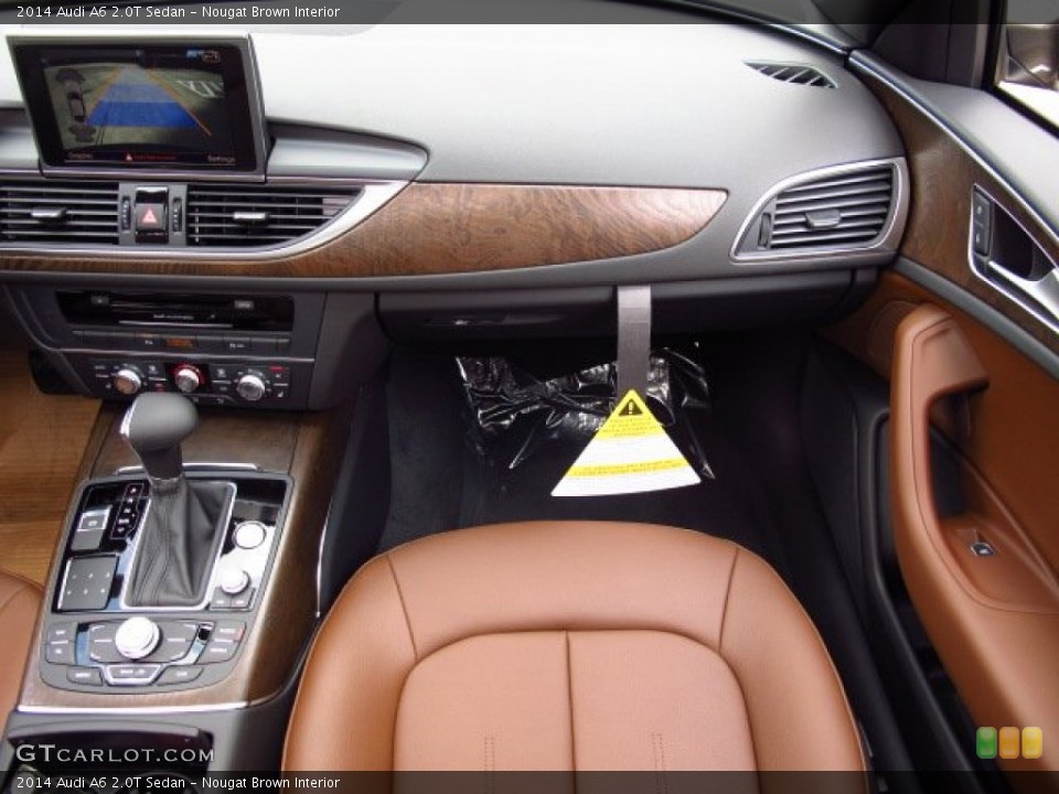 Nougat Brown Interior Dashboard for the 2014 Audi A6 2.0T Sedan #84871100