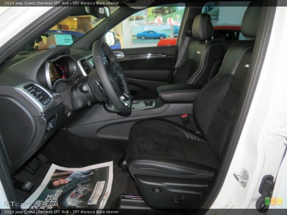 SRT Morocco Black Interior Front Seat for the 2014 Jeep Grand Cherokee SRT 4x4 #84873269