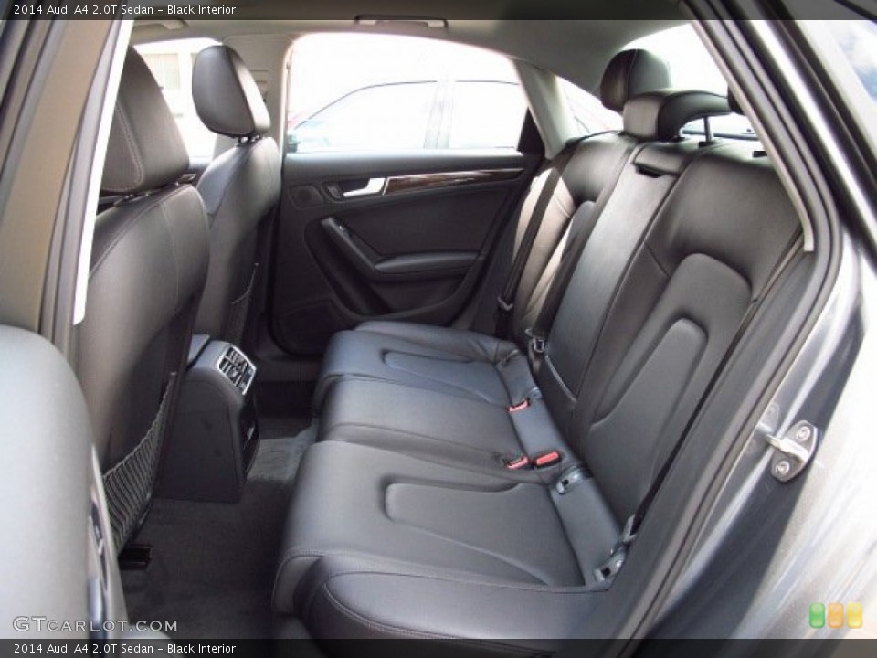 Black Interior Rear Seat for the 2014 Audi A4 2.0T Sedan #84873512