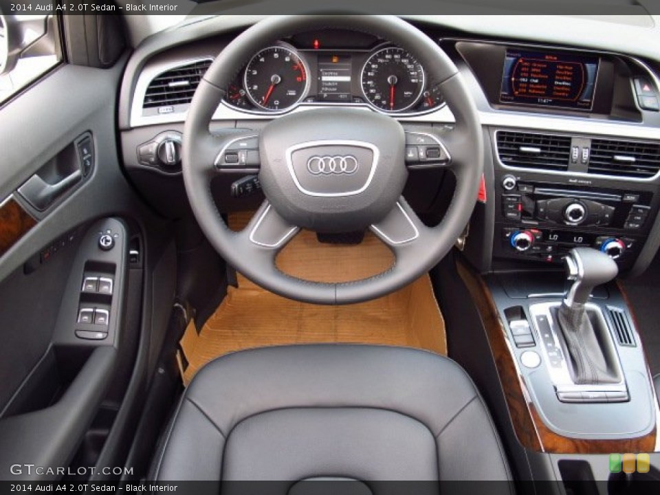 Black Interior Dashboard for the 2014 Audi A4 2.0T Sedan #84873542