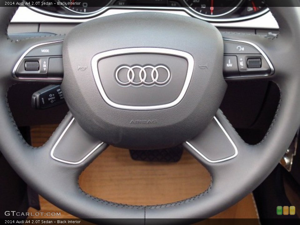 Black Interior Steering Wheel for the 2014 Audi A4 2.0T Sedan #84873626