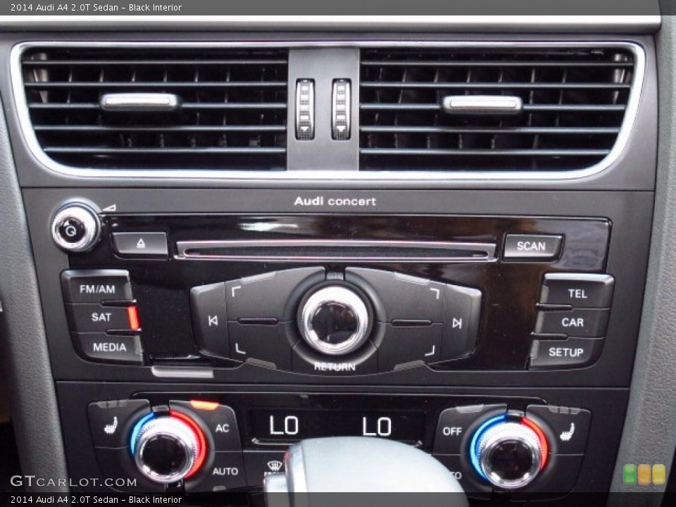Black Interior Controls for the 2014 Audi A4 2.0T Sedan #84873707