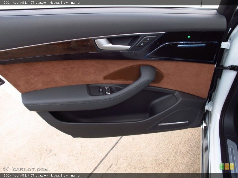 Nougat Brown Interior Door Panel for the 2014 Audi A8 L 4.0T quattro #84874670