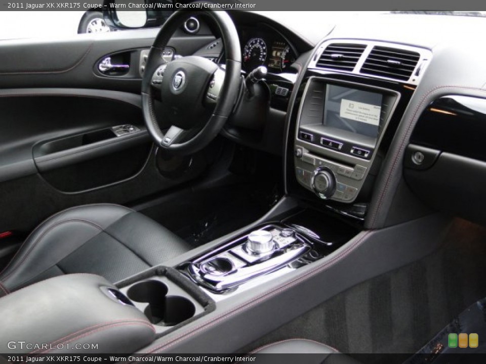 Warm Charcoal/Warm Charcoal/Cranberry Interior Photo for the 2011 Jaguar XK XKR175 Coupe #84874955