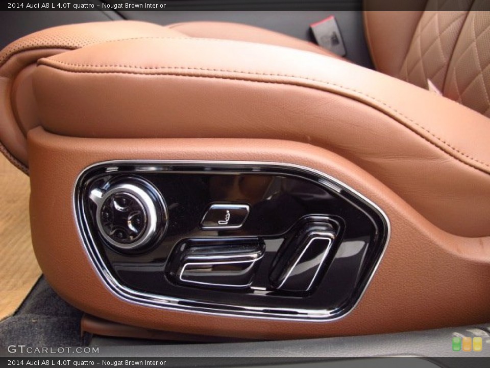 Nougat Brown Interior Front Seat for the 2014 Audi A8 L 4.0T quattro #84875054