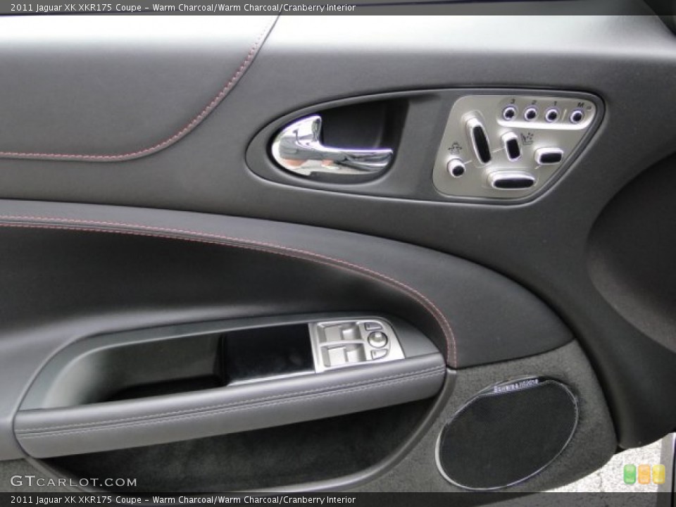 Warm Charcoal/Warm Charcoal/Cranberry Interior Door Panel for the 2011 Jaguar XK XKR175 Coupe #84875144